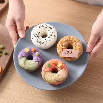 Doughnut type rice ball mold Japanese round sushi mold New household childrens rice bento sushi set