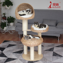 Cat climbing frame removable and washable with cloth mats