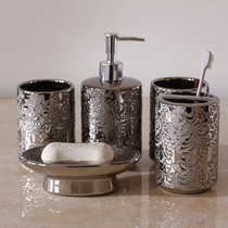 Mount Attack Slightly Couples Toiletries Nordic Ceramic Toothbrushing Cups Household Tooth Cylinder Cups Minimalist Creativity Light Lavish Wash Suits
