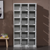 18-door staff changing room with lock tin cabinet multi-door locker member private item cabinet worker workshop shoe cabinet