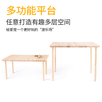 Landscape multifunctional platform wooden bracket hamster cage golden silk bear toy supplies living things set full attic delivery