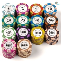 Mahjong chips Texas Holdem chips cards Chess and card room special tokens Digital cards Double-sided 20 chips