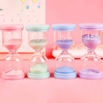 Childrens brushing hourglass timer Time Management half an hour 30 three minutes student learning funnel sand bottle