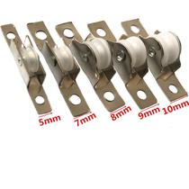 Window Screen Pulleys Old Aluminum Alloy Window Yarn Grooves Wheels 7mm Wide Metal Roller Yarn Accessories Slide Rail Small Wheels