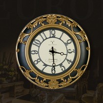 European living room wall clock American retro silent clock fashion creative clock modern simple wall watch quartz clock