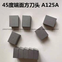Zhuzhou cemented carbide welding turning head 45 degree end face turning blade A125A YG8 YT5 YT15 YW2