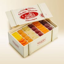 Swiss imported snack gift laeckerli huus strawberry jam juice fudge wooden gift box 900g