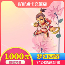 Netease all in one card dream westward travel 2-point card world three adversity cold Yuanbao 1000 yuan 10000 points automatic recharge