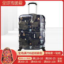 Amtrak Trolley Case 20q universal wheel 21 inch suitcase 25 inch suitcase 29 inch hard case PC travel ABS case