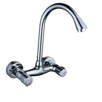 All copper main body in-wall kitchen wash basin hot and cold faucet sink balcony laundry pool mop pool faucet
