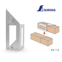 High-precision angle ruler Japanese affinity 62113 woodworking manual bevel gauge 45 degrees 90 degrees aluminum stainless steel trapezoid