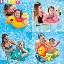 Gift original INTEX baby animal floating ring Childrens swimming ring Life buoy armpit ring