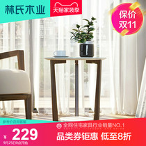 Simple corner several side several sofa side table Nordic modern living room corner mobile small round table telephone desk furniture ba1q