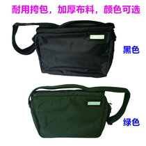 Outdoor satchel new green satchel waterproof shoulder bag black satchel thick Oxford raincoat satchel bag