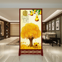 New Chinese screen partition wall living room entrance barrier office home entrance bathroom blocking seat screen