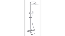 Air pressurization rotary dance water thermostatic shower head