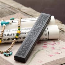 Black sandalwood wood lying incense burner Antique car line incense Sandalwood incense stove hollow incense incense incense incense box fireproof cotton