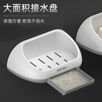 Creative toilet drain soap box wall-mounted suction cup home dormitory soap holder bathroom non-perforated soap box
