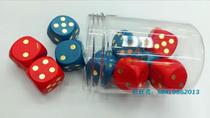 Barrel wooden dice sieve color color diameter 30MM props wine wine drink