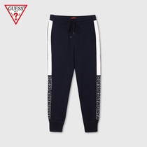 GUESS2020 new autumn men's lace stitching casual trousers-X0FQ19R2Q42-G7R7