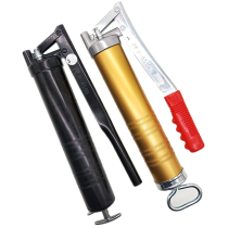 Taiwan Ligao imported grease gun black R458B1G400cc manual excavator equipment Special filling tubing