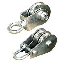 Pulley lifting ring lifting household small pulley fitness cable pulley set put out U groove U groove with double bearing pulley
