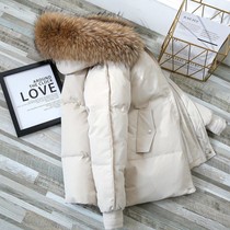 2021 new large size down cotton clothes female winter short small man loose fat mm cotton padded jacket coat