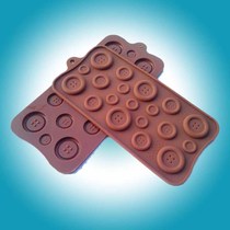 Button alphanumeric drop glue mold Fondant silicone mold Button happy birthday chocolate mold Baking mold