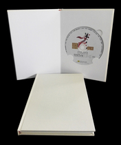 Milk white rectangular DVD CD CD case CD wooden case blank cover