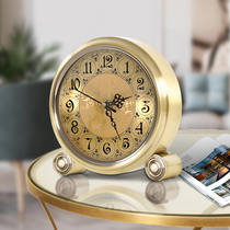 European living room clock desktop clock desktop clock ornaments home personality creative bedroom bedside mute desk clock
