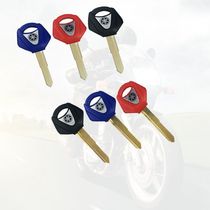 The application of Yamaha XJ6 FZ6 FZ1 FZ8 MT-07 MT-09 R1 R6 key blanks with a chip groove