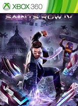 Xbox360 game disc black track Saints 4 HD remake SaintsRow4 (5 rounds up 6)