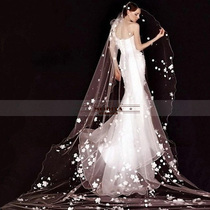 Bridal Wedding headdress white pure handmade pearl flower headdress