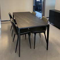Italian imported Ramina rock board table rectangular modern minimalist home Italian minimalist Delifeng table