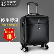 Mini luggage small suitcase universal wheel female 18 inch trolley case 16 inch boarding case light password box male