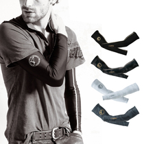 Men out of Japan single E spring summer sunscreen sleeve armsleeve arm jacket cold-feel elastic