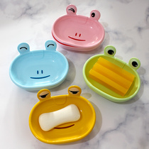 Creative home toilet soap box drain without lid large soap holder student dormitory laundry soap incense cover box