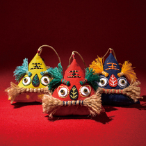 Mid-Autumn Festival mosquito repellent child sachet Wormwood Tiger hand embroidered DIY material sachet car pendulum childrens pendant