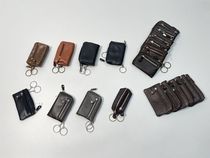 Outer Single Genuine Leather Key Baotou Layer Cow Leather Simple Zero Wallet Car Lock Spoon Bag