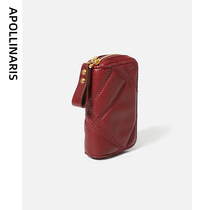 Apollinaris Genuine Leather Lady Key Bag Brief About Small Large Capacity Multifunction Car Lock Spoon Containing Bag