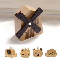 Baben Club Windmill Wooden Music Box Music Box Creative Personality Birthday Boys and Girls Christmas Gifts