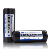 KeepPower 18500 2000mAh Rechargeable Li-Ion Flashlight Battery P1850J2
