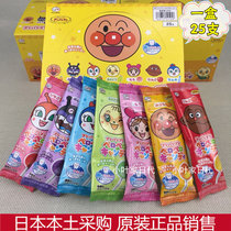 Japanese no two Breadman Superman tooth guard fruit stick candy whole box Children Baby imported snacks