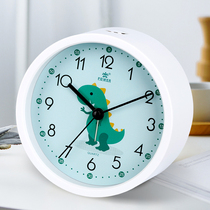 POWER overlord alarm clock cartoon cute bedside clock students use mute with night light snooze childrens bedroom alarm