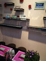 Cosmetic display cabinet beauty salon display cabinet wall hanging nail salon put nail polish shelf nail polish shelf