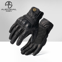 Alien snail V9 motorcycle gloves touch screen autumn and winter windproof warm locomotive unisex riding equipment