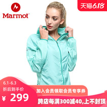 Marmot groundhog spring and summer sports outdoor breathable thin women's windbreaker skin coat windbreaker