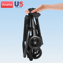 Sliding baby artifact Trolley light foldable two-way stroller high landscape children simple baby walking baby cart