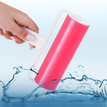 Sticky wool roller can be washed silicone household sticky clothes replacement sticky paper roller brush large hair removal artifact