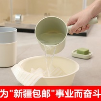 Xinjiang Water Ladle Water Scoop Plastic Quality Water Spoon Kitchen Toilet Bathroom Baby Shampoo Bath long handle spoon
